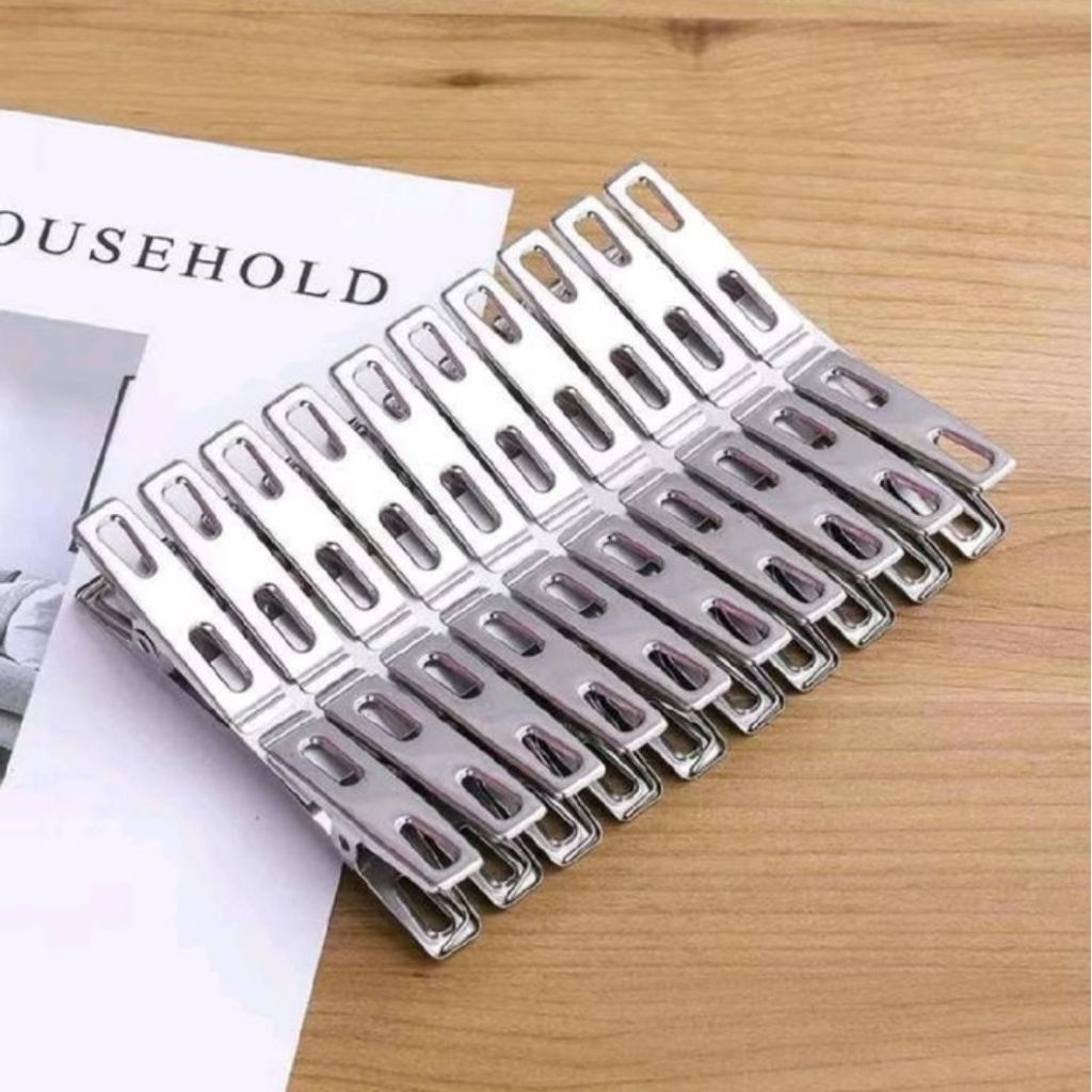Stainless Steel Clothespins (20 PCS/ 1 PACK) Anti-Rust Clothes Clips ...