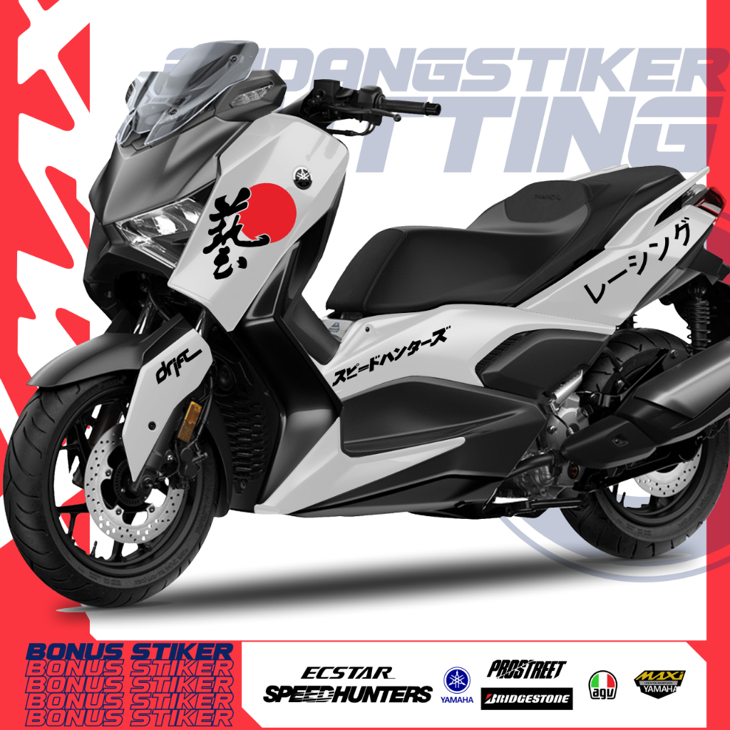 STRIPING CUTTING XMAX NEW 250 STICKER XMAX NEO TURBO NEW JAPANESE ...