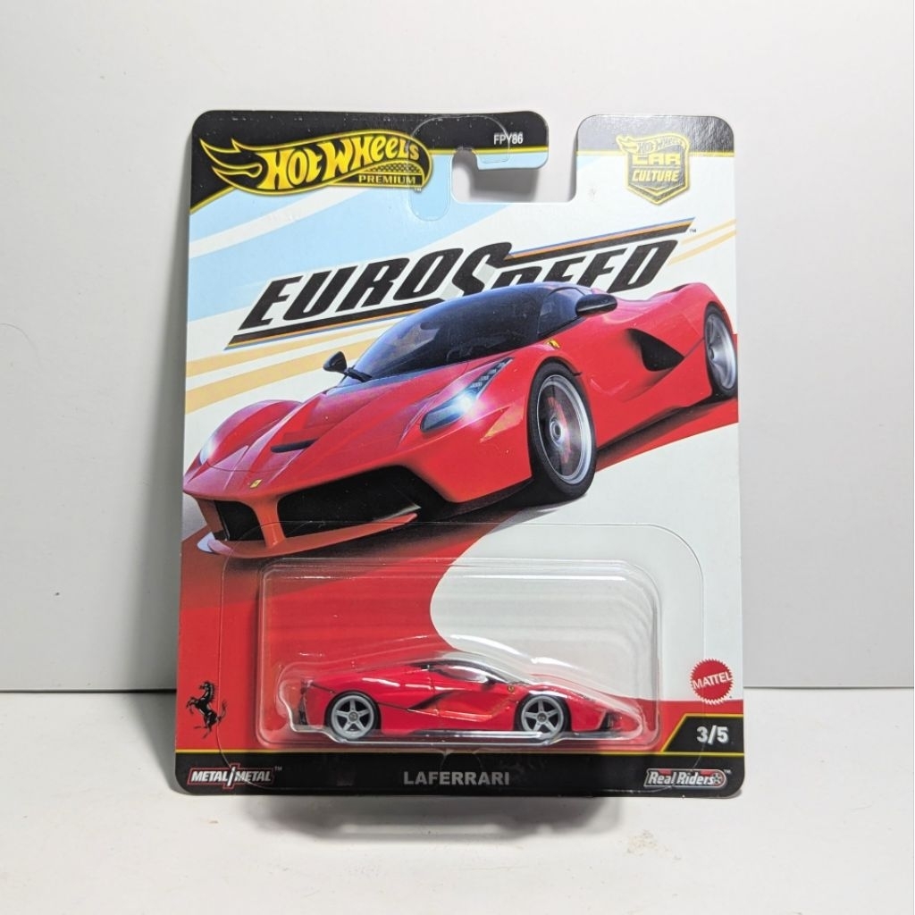 Carrinho Hot Wheels La Ferrari Premium Euro Speed 2025 3/5 | Parcelamento sem juros