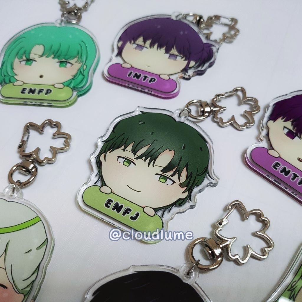 GANTUNGAN Keychain / Keychain MBTI Series Original Character [INTJ/ENTJ ...