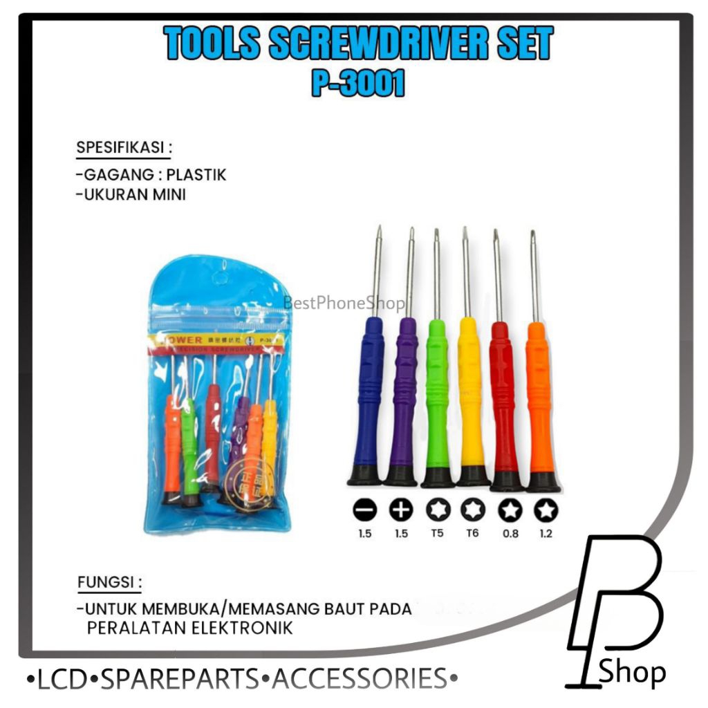 SCREWDRIVER SET / SCREWDRIVER SET / LCD SCREWDRIVER SET | Shopee ...