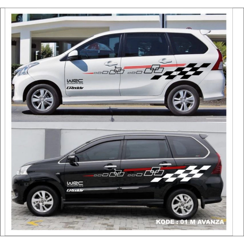 Avanza Car Stickers Latest Old Avanza veloz Carcutting stikers for all ...