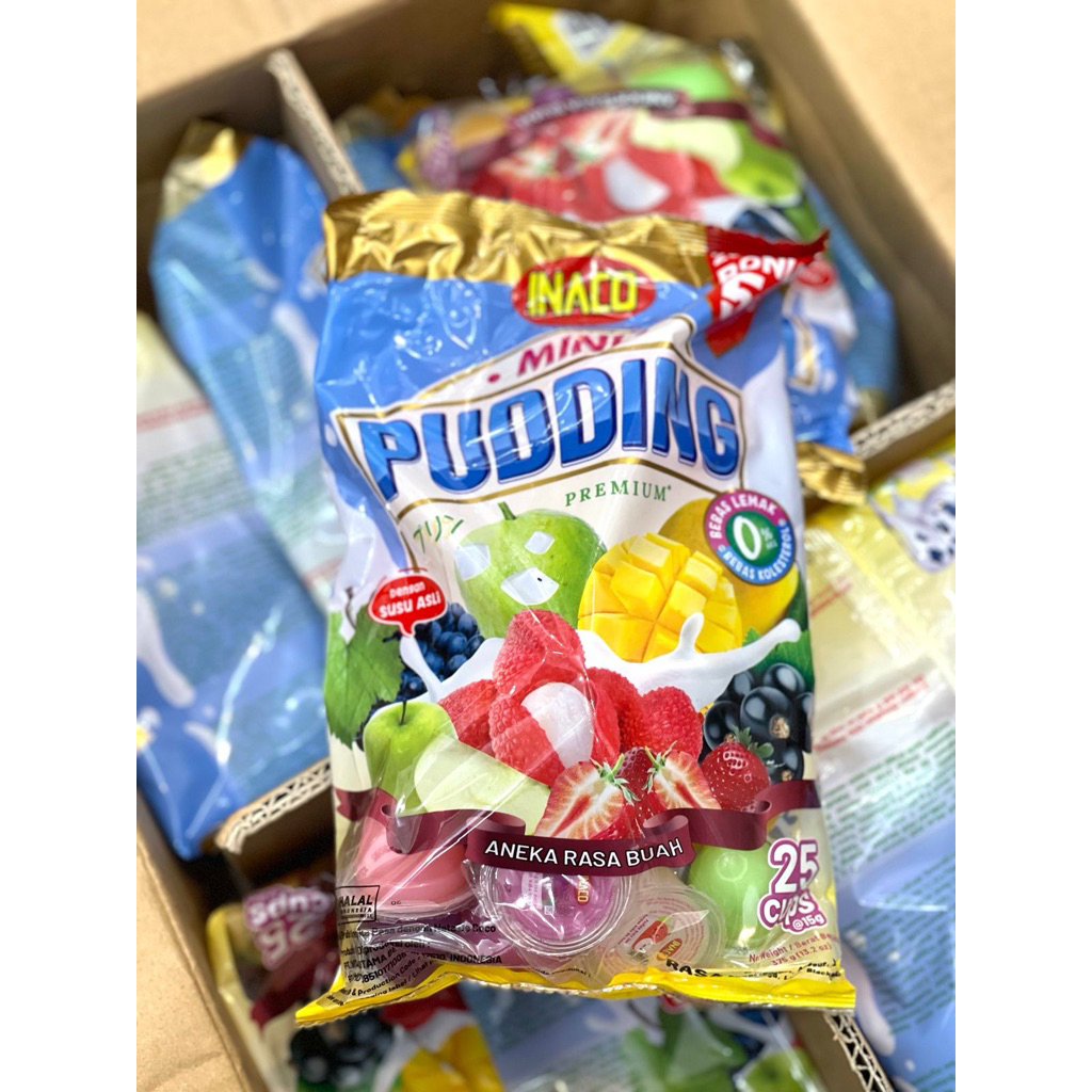 Inaco Pudding Mini (25 cups) | Shopee Philippines