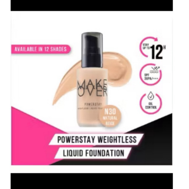 PRELOVED Makeover Powerstay Liquid Foundation | Shopee Philippines