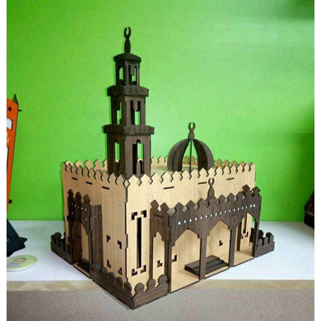 3D Mosque Wooden Puzzle | Shopee Philippines