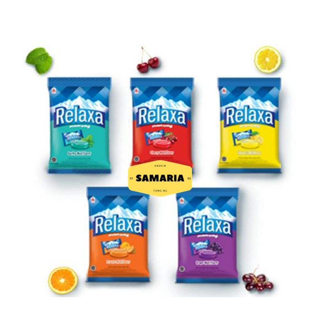 Relaxa Fragrant Candy in Bags 125 Gram All Variants (Contains 50 Pcs ...