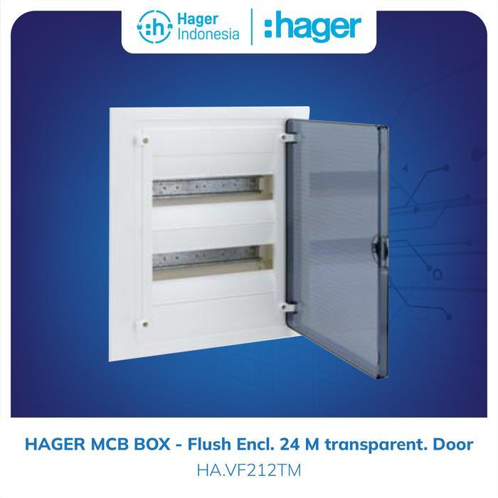 HAGER MCB Panel 24 Group - MCB Box Inbow Flush Mounted - VF212TM ...