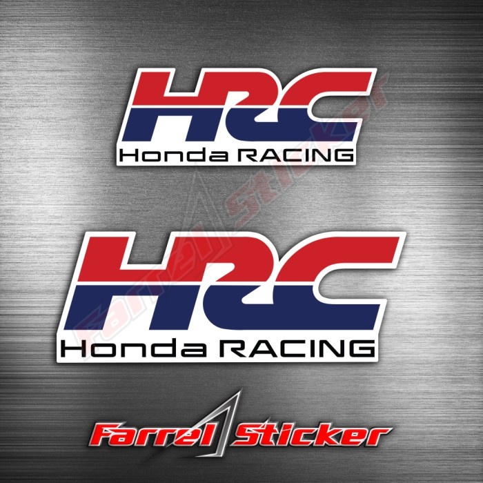 NEW HRC STICKERS NEW HRC LOGO PRINTCUT STICKERS - 7.5cm, White | Shopee ...