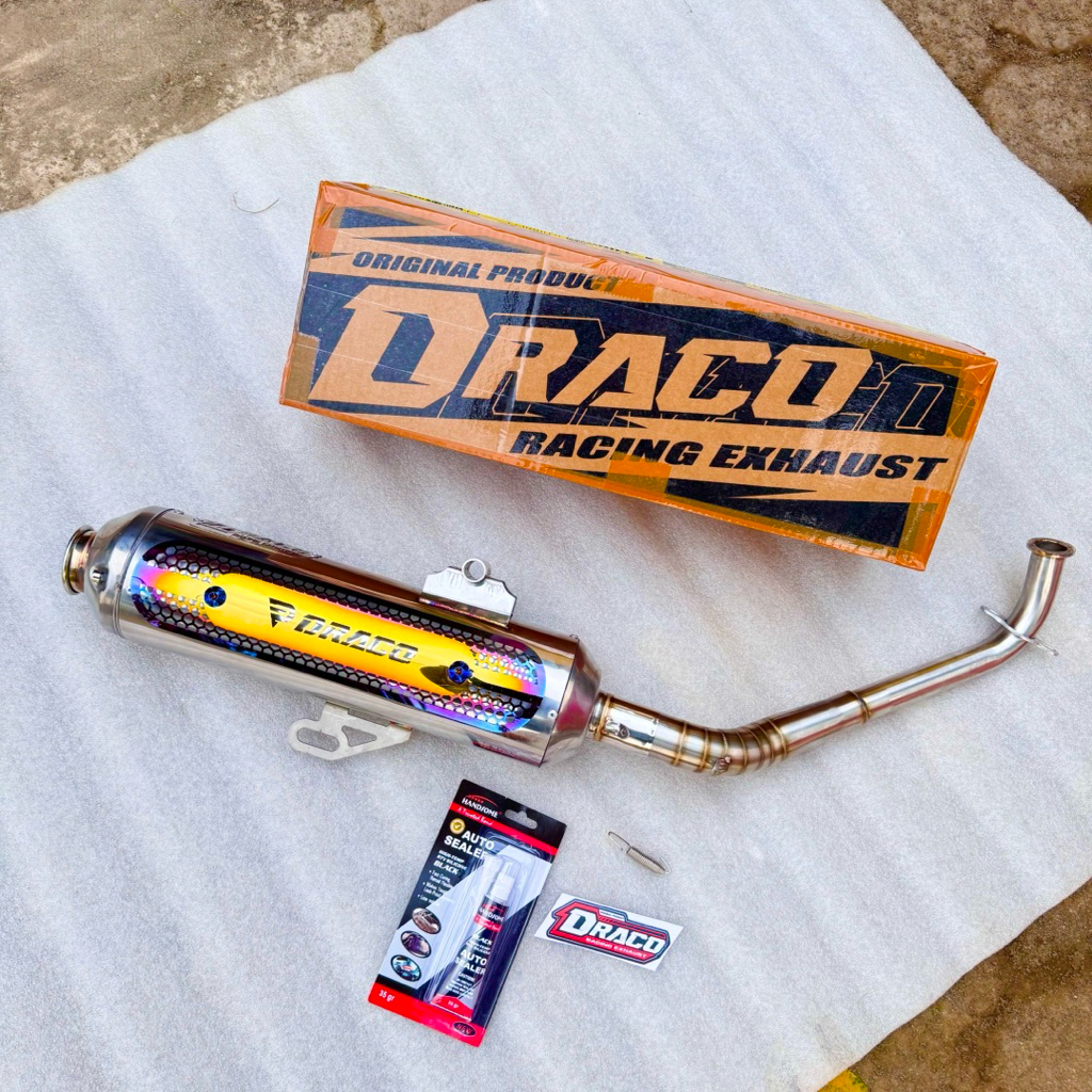 Draco premium ss v2 racing standardknalpot Vario aerox nmax pcx Lexi ...