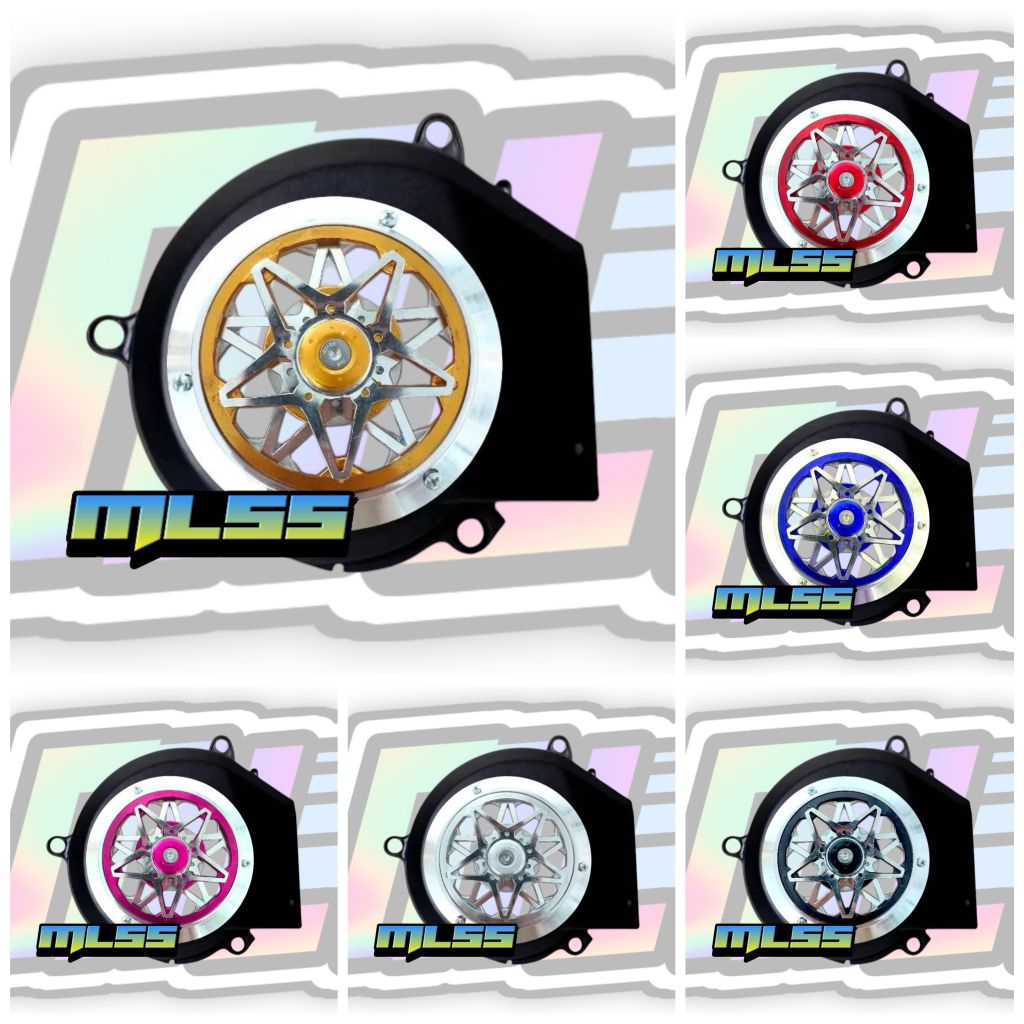 MESIN Engine fan cover set spinner spinner star combination aluminum ...