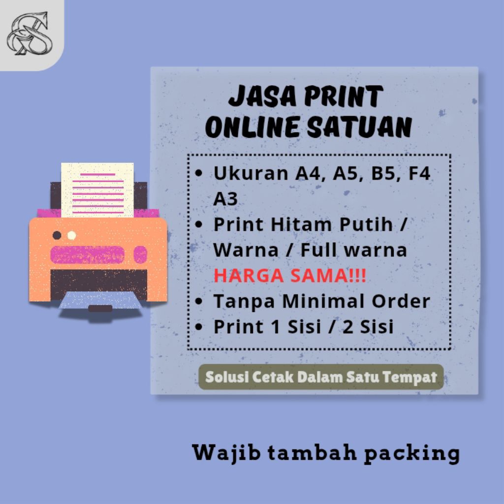 PRINT / PRINT UNIT A4 A5 B5 F4 A3 FAST | Shopee Philippines