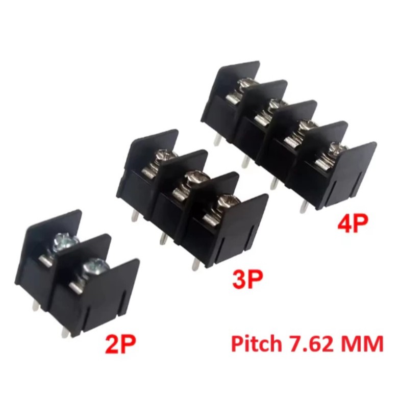 Terminal Block KF 25 / PCB Terminal Block KF25 BLACK 2 PIN 3 PIN 4 PIN ...