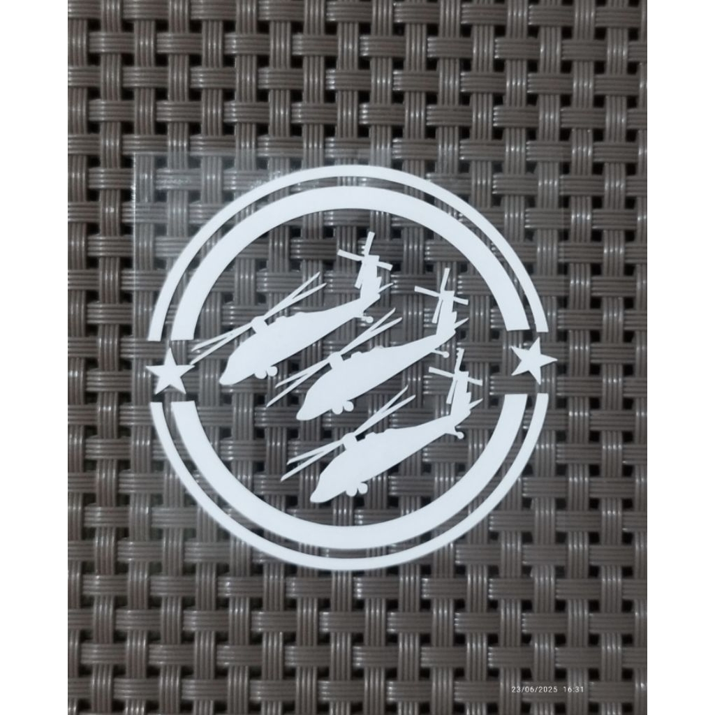 Black Hawk Cutting airplane stickers | Shopee Philippines