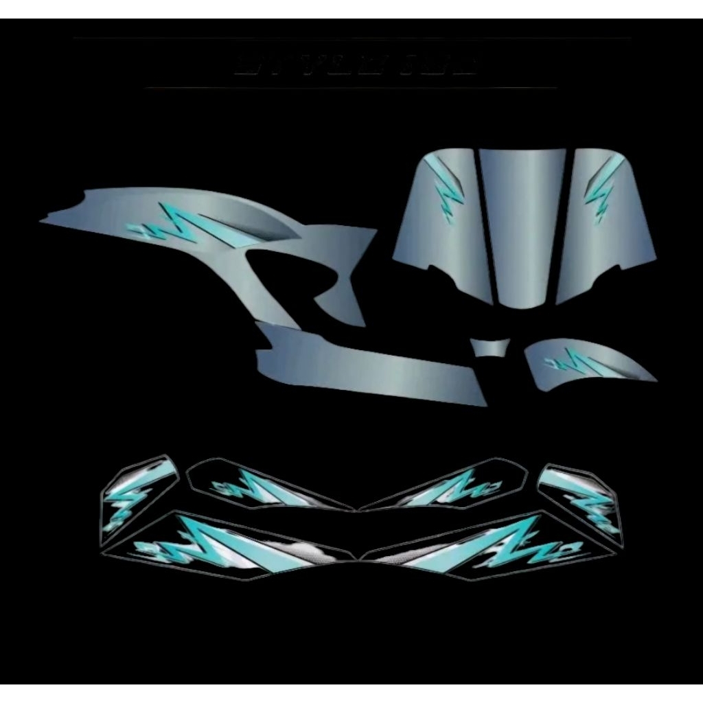 Stylo 160 sticker striping, simple design, transparent, custom | Shopee ...
