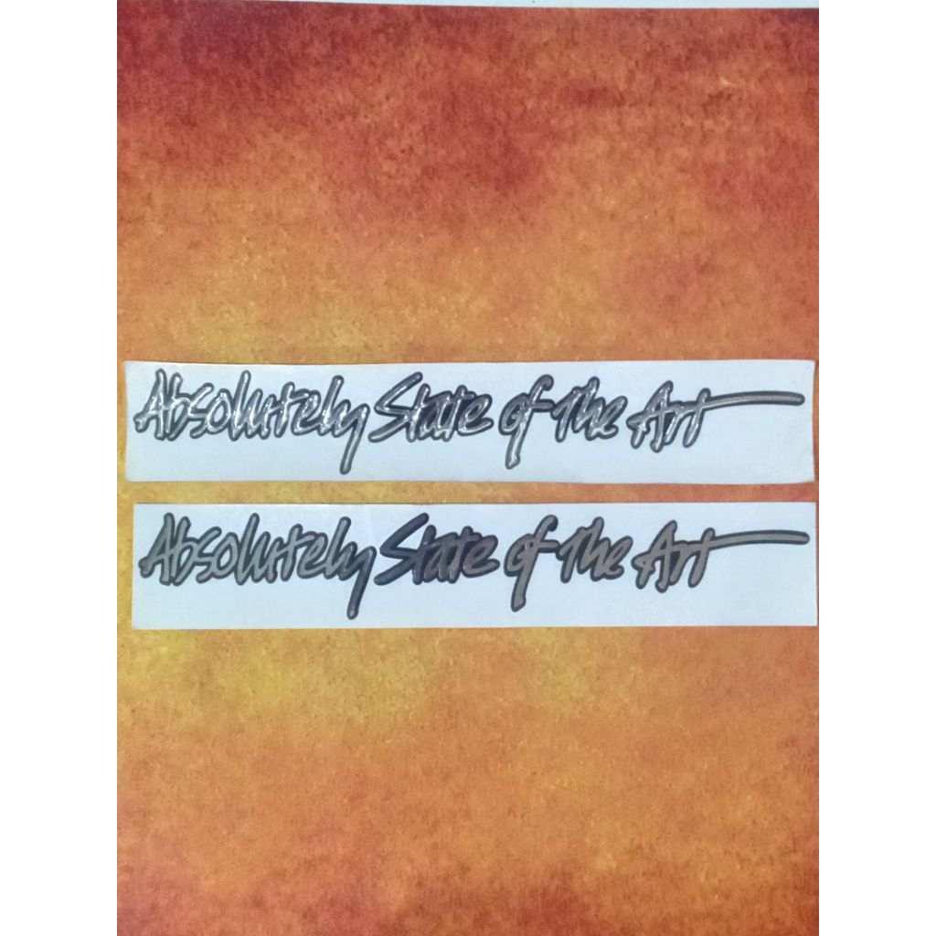 Absolutely State Of The Art Sticker | Shopee Philippines