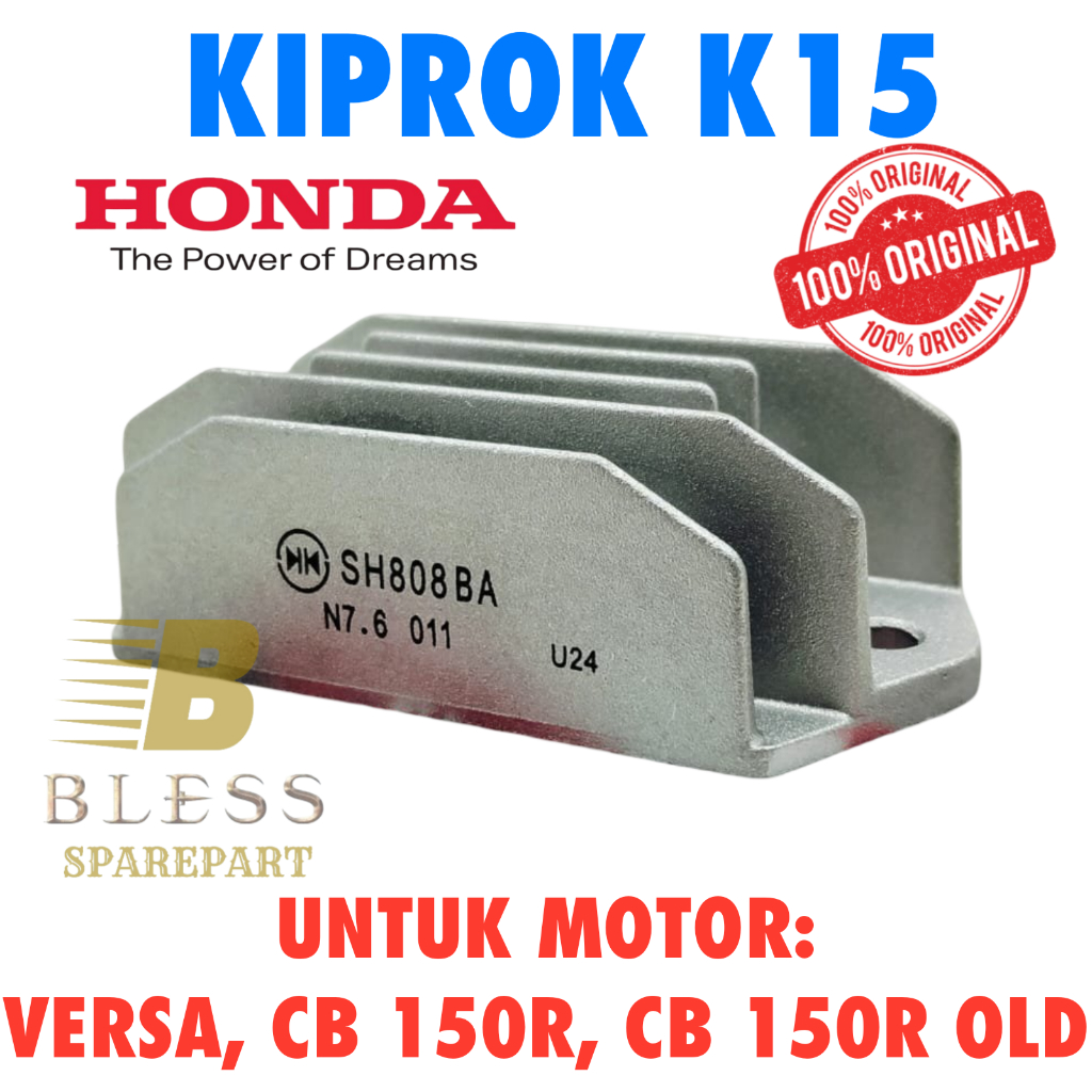 REGULATOR CODE-K15 KIPROK MOTOR, VERZA/CB 150R/CB 150R OLD | Shopee ...