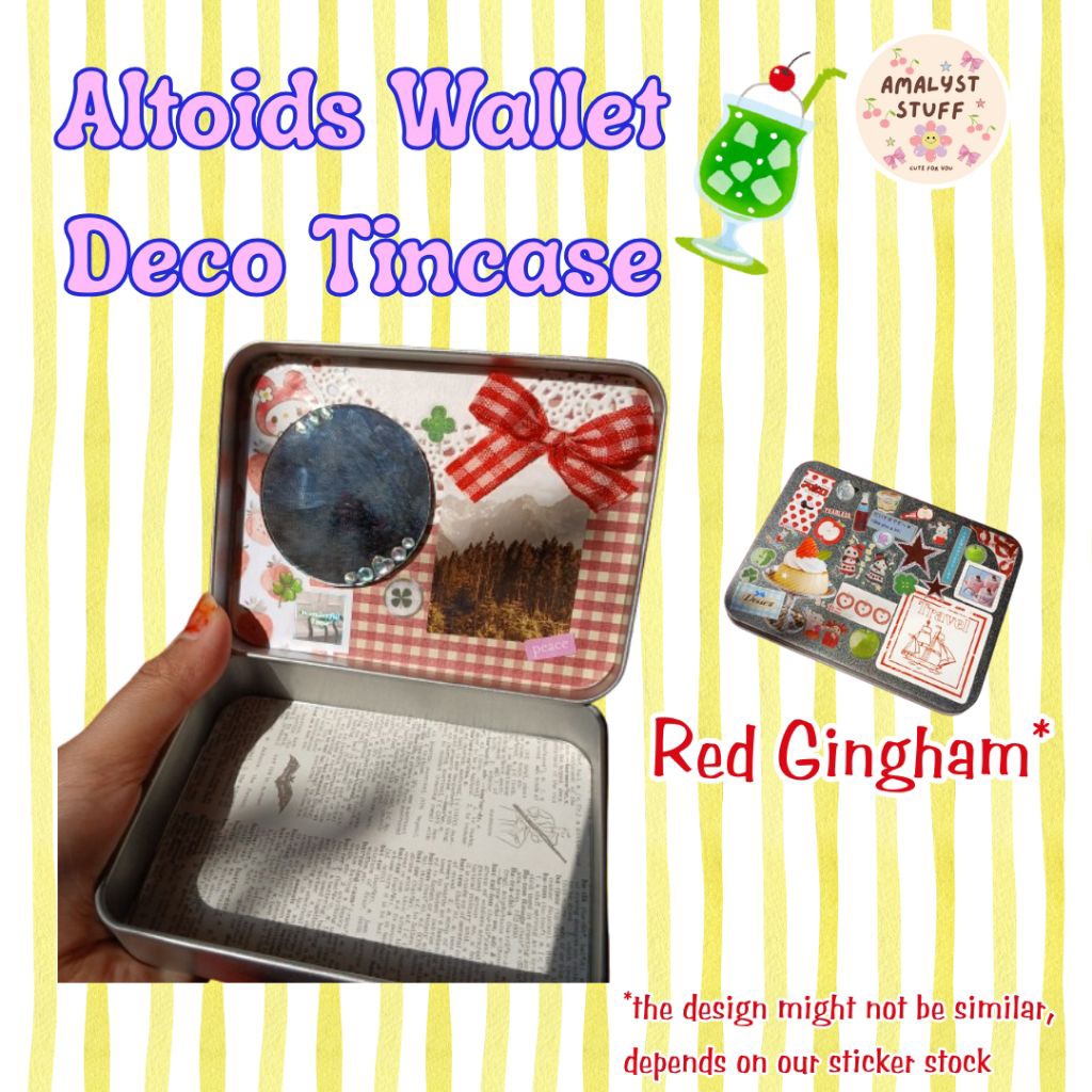 Altoids Wallet Tincase Deco Jumbo / Tincase deco sticker filled with ...