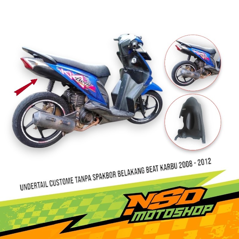 Undertail Custom Kvy CarburetorBEAT Body Undercarriage Without Rear ...