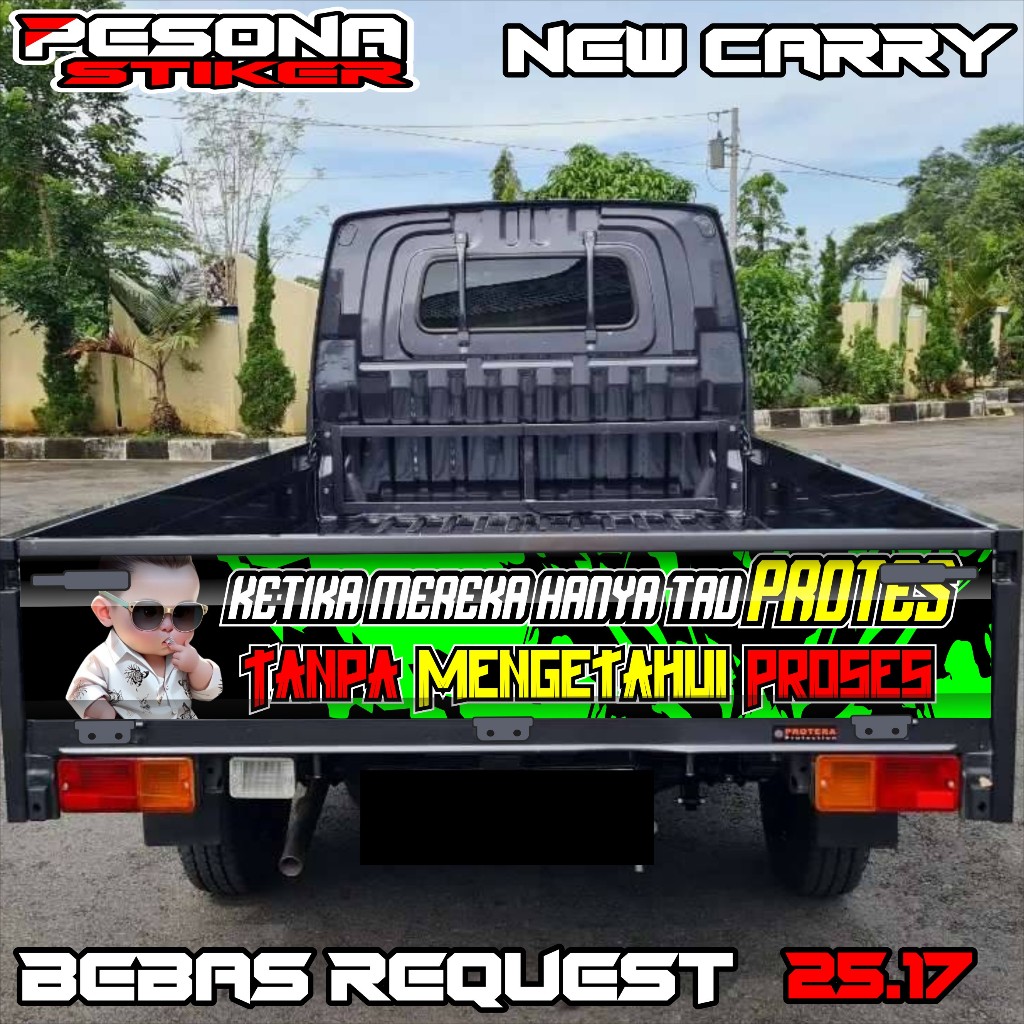 NEW CARRY REAR DOOR DECAL STICKER NEW CARRY REAR TAIL STICKER CUSTOM ...