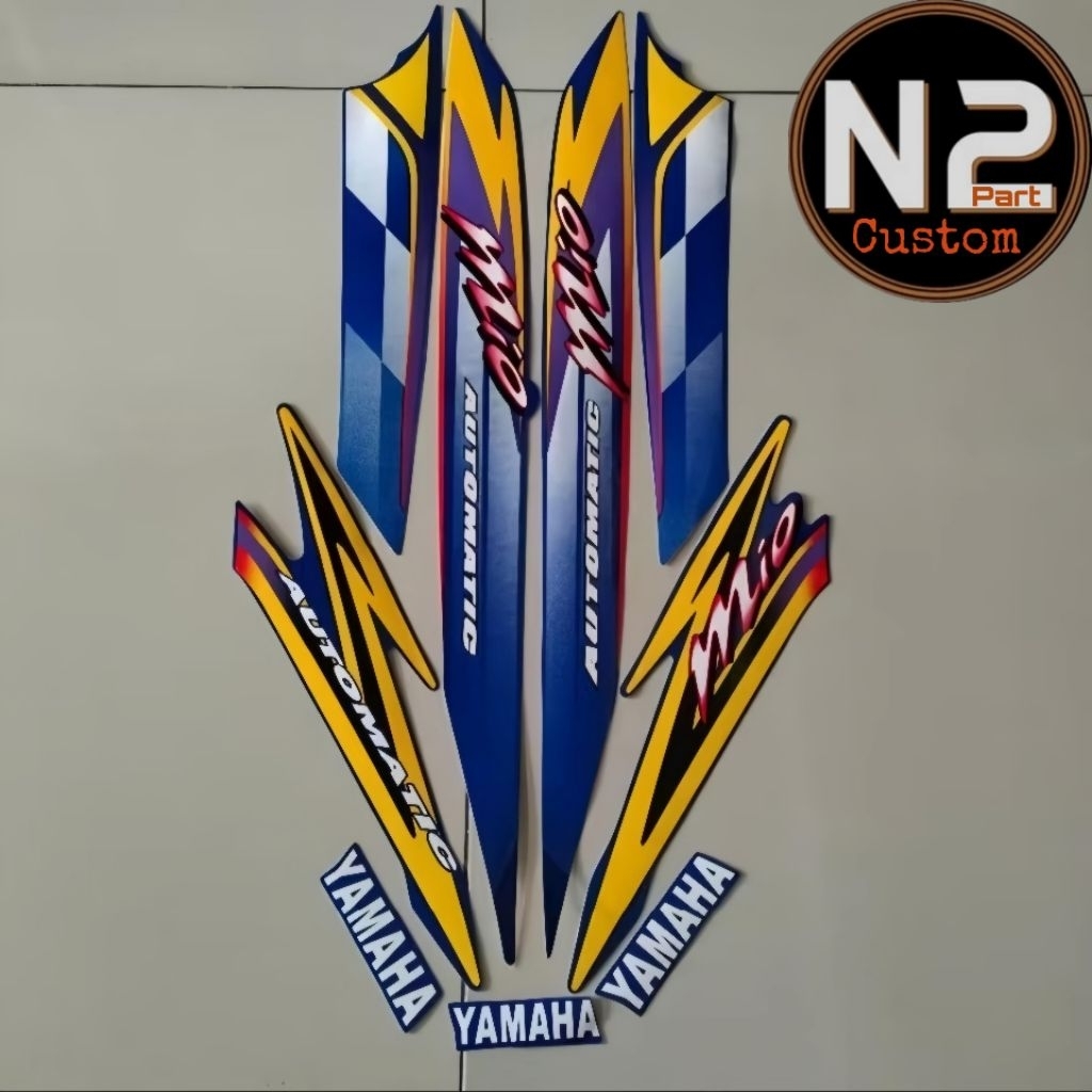 Yamaha MIO SPORTY 2003 2004 Sticker Striping Chessbiru. Quality ...