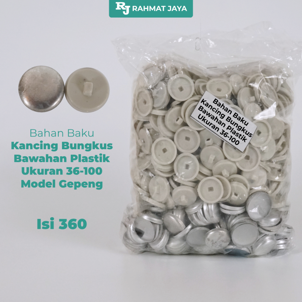 Rahmat Jaya Plastic Bottom Wrap Buttons Size 36 Bintang Brand Contents ...