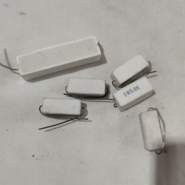 Chalk Resistor Flat Resistor/ White Resistor/ 5 Watt Chalk Retainer ...