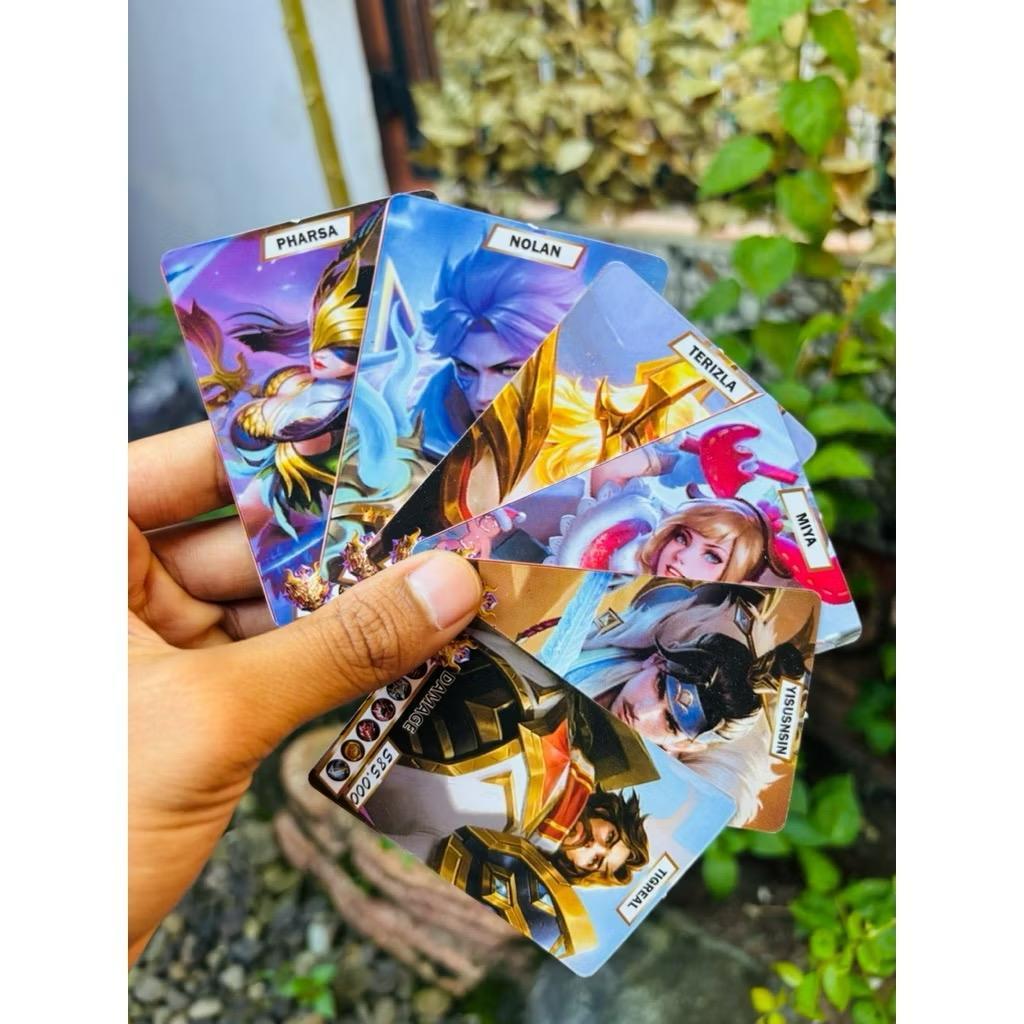 MOBILE LEGEND CARDS CAN BE SCAN IN hp CONTAINS 100 CARDS | Shopee ...