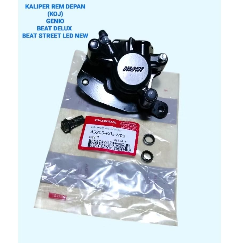 Genio front disc brake caliper BEAT deluxe new street ledBEAT (KOJ ...