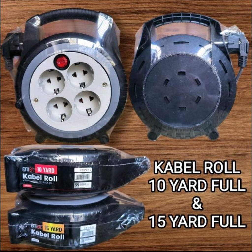 CABLE ROLL ENTER BOX/ + ON OFF SWITCH 10M COPPER ELECTRICAL CABLE 15 ...