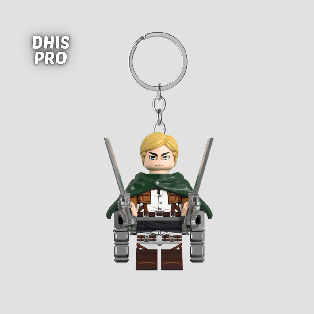 GANTUNGAN Dhis Project LEGO Minifigure Erwin Smith Attack On Titan ...
