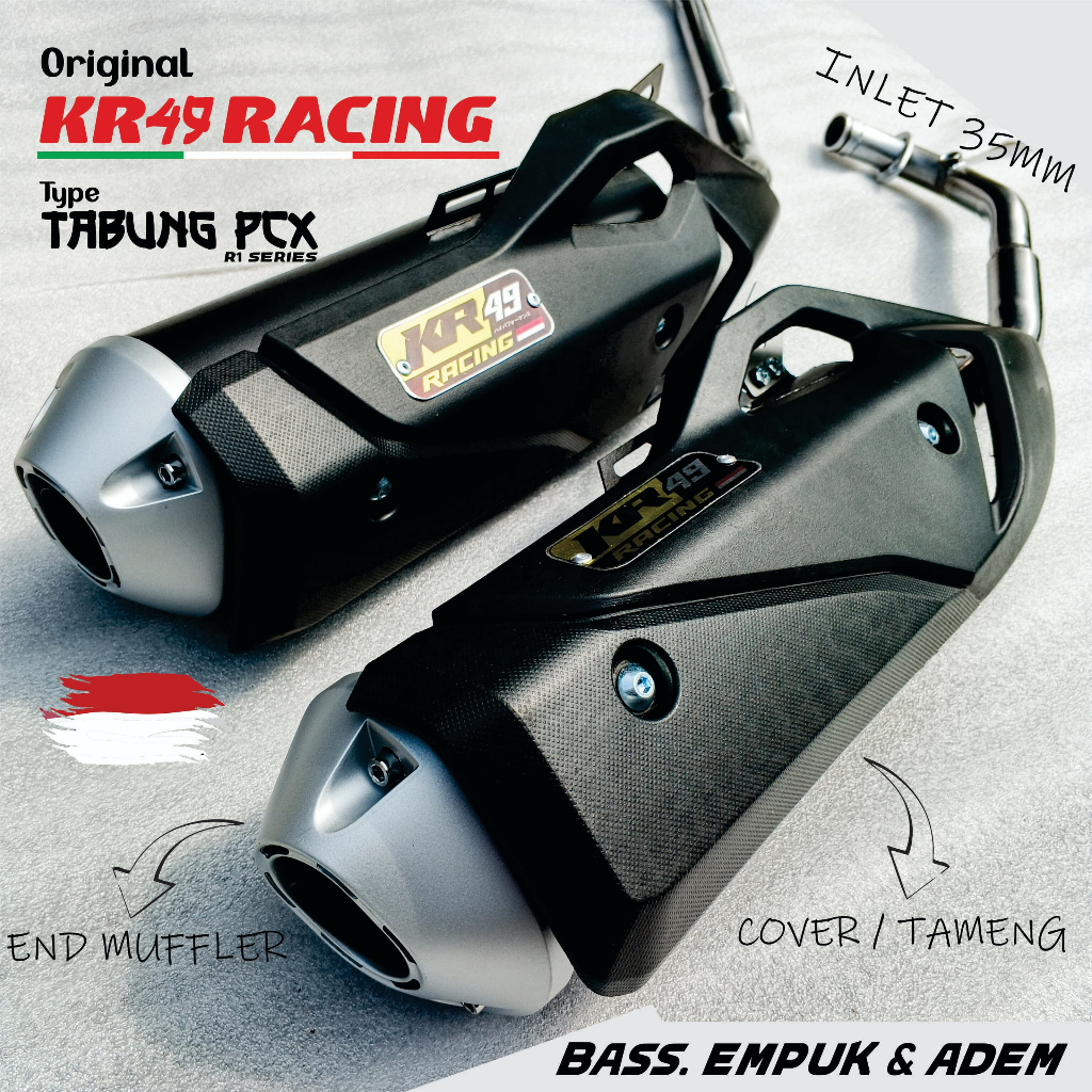 Standard Racing Exhaust PCX Original KR49 Bass Cool Pnp Vario 125/150 ...