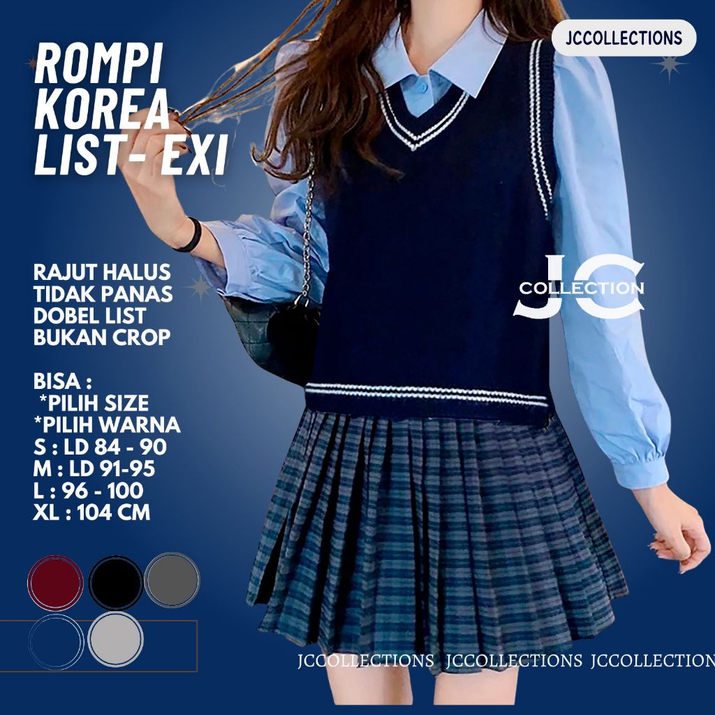 Women's Knitted Work Vest / Knitted Office Uniform Vest / Korean Style ...