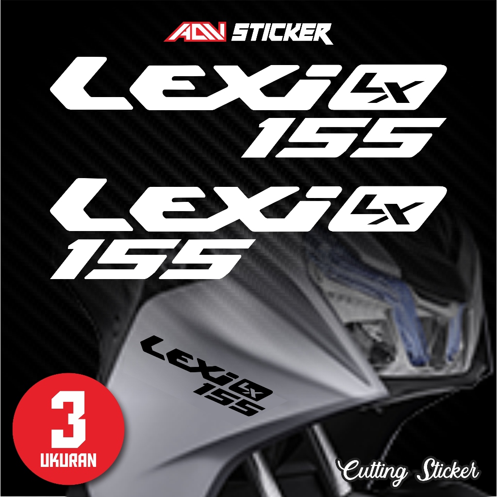 YAMAHA LEXI LX 155 Logo Cutting Sticker | Premium Motorcycle Cutting ...
