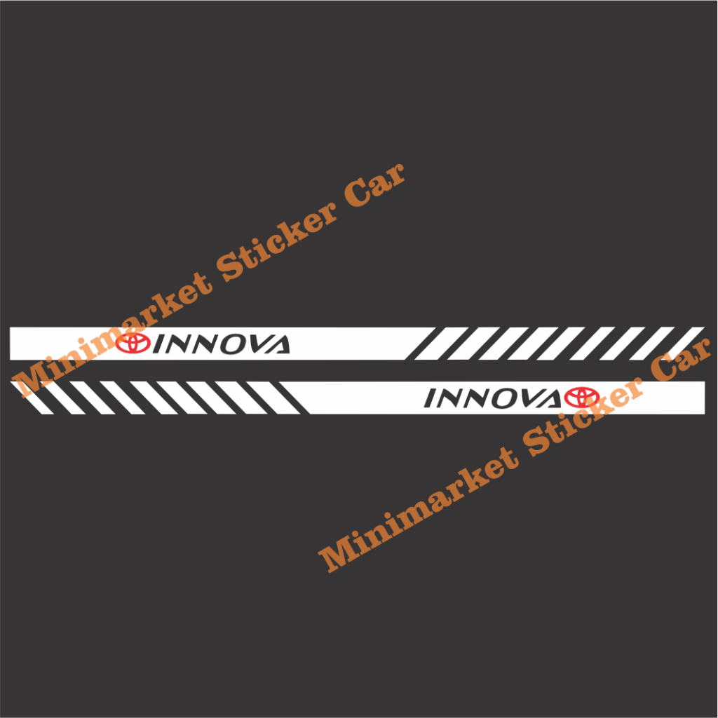 Sticker sticker stripe list car innova cutting sticker toyota innova ...