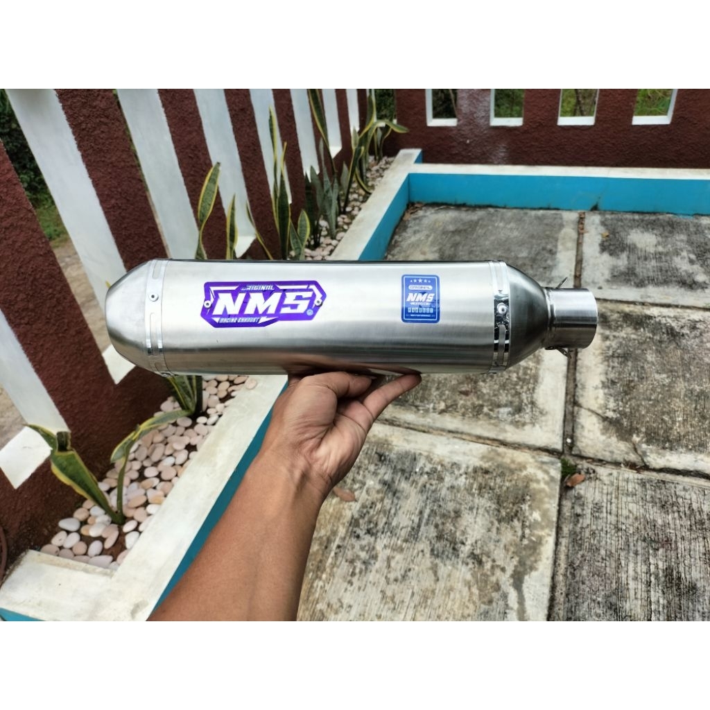 Original NMS RACING exhaust capsule model inlet 50mm, length 30cm ...
