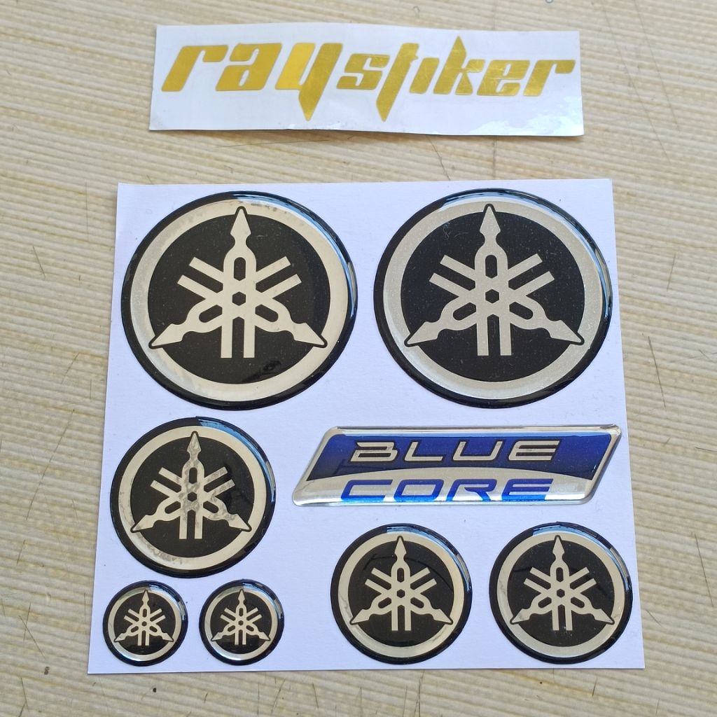 YAMAHA AEROX, NMAX, LEXI LOGO EMBLEM RAISED STICKER Motorcycle Sticker ...
