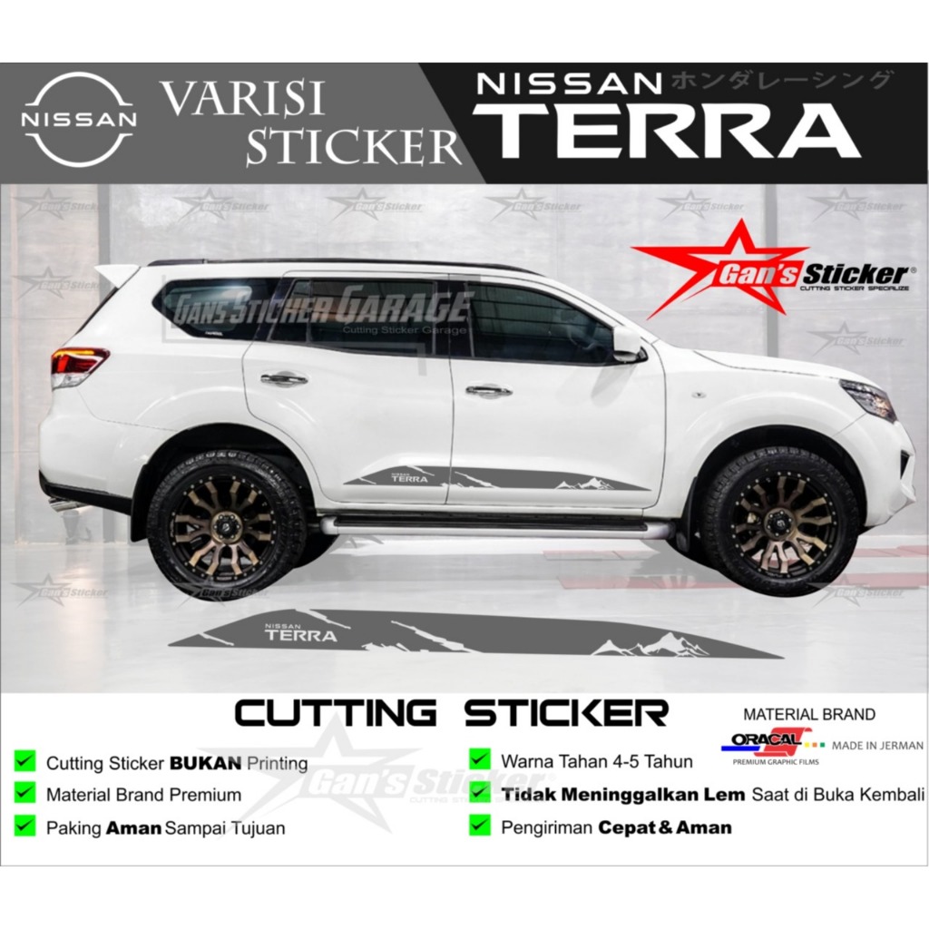 Nissan Terra Sticker Variations of Nissan Terra Car Door Stickers ...
