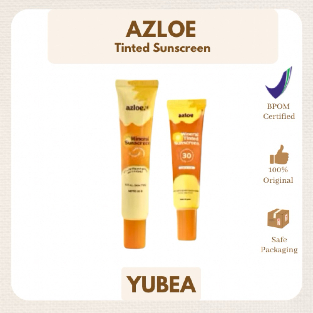 AZLOE TINTED SUNSCREEN MINERAL SPF 30 HYBRID FOR OILY, ACNE-PRONE SKIN ...