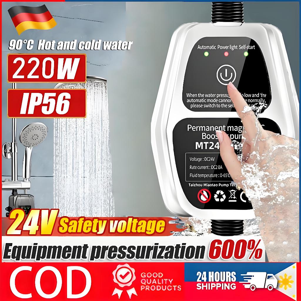 Water Pump Water Pump 24V 250W Water Heater, Automatic Pressure 75 Feet ...