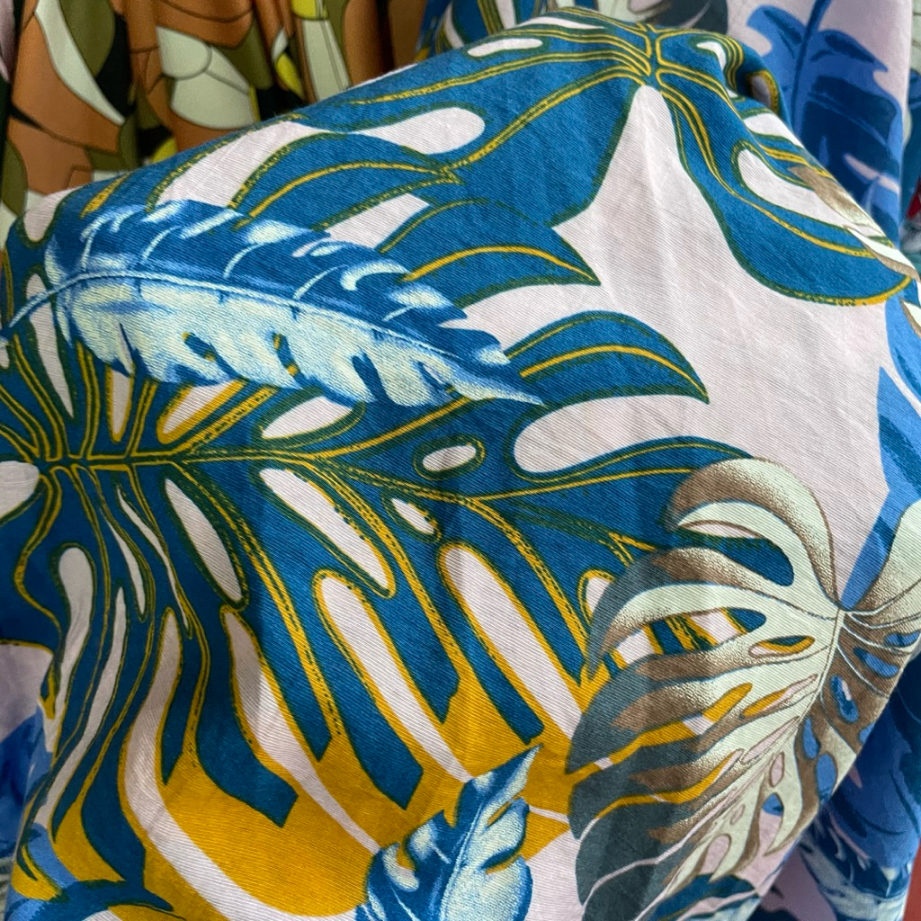 KATUN Patterned cotton fabric - premium floral patterned silky cotton ...