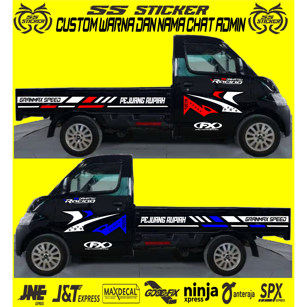 Sticker List Body Sticker Grand Max Pickup GrandMax Pickup L300 T120SS ...