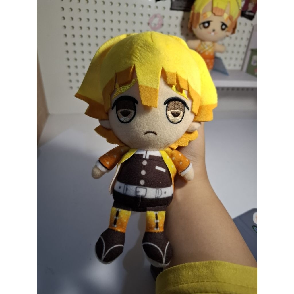 Chibi plush Zenitsu Agatsuma, official merch {Demon Slayer} | Shopee ...