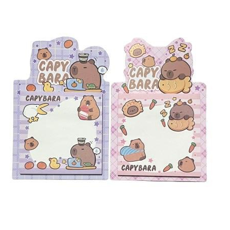 MEMO PAD CAPYBARA BLT-2321 / MEMO CHARACTER CAPYBARA / STICKY NOTES ...