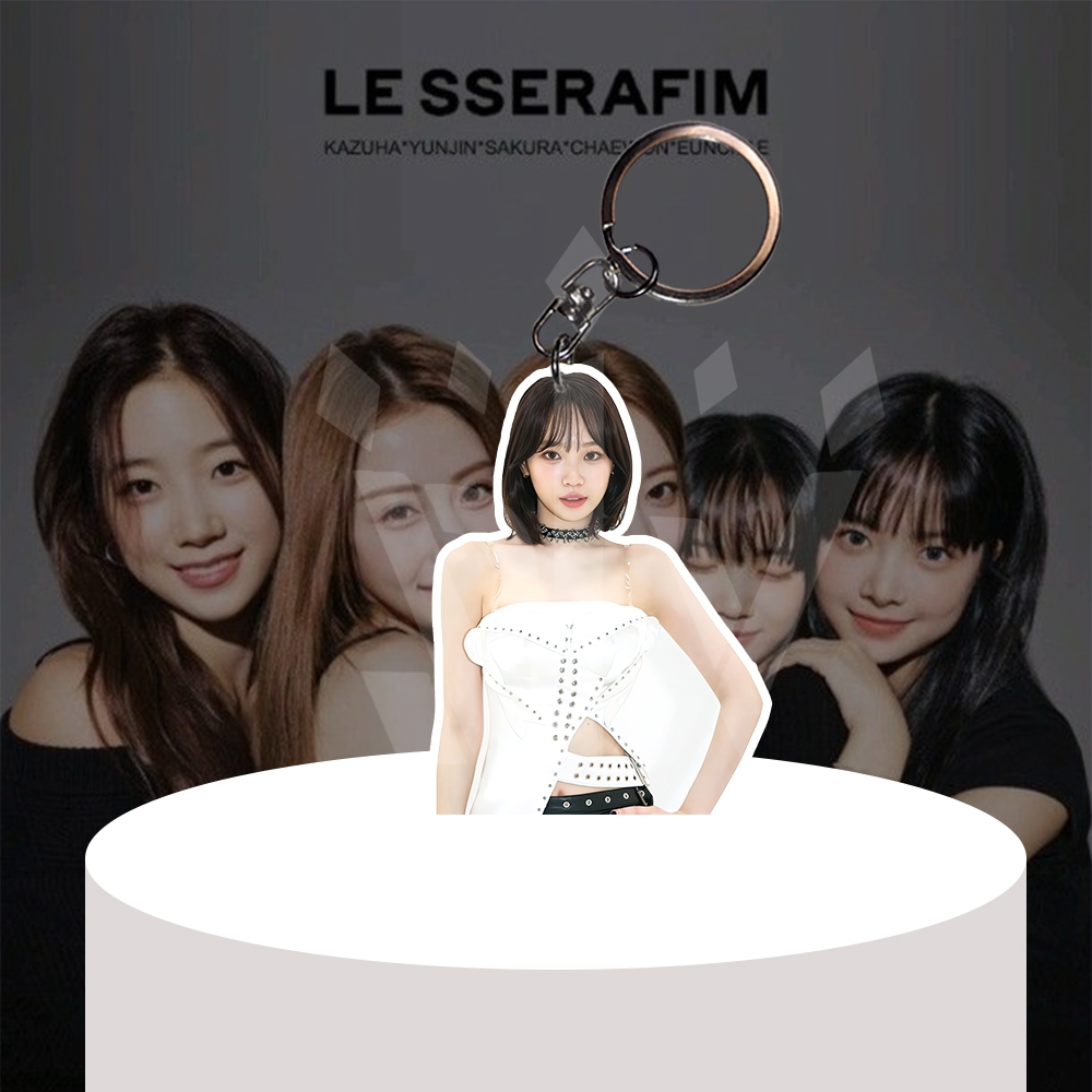 GANTUNGAN Lesserafim Keychain / HP Chain - Chaewon - Acrylic Keychain ...