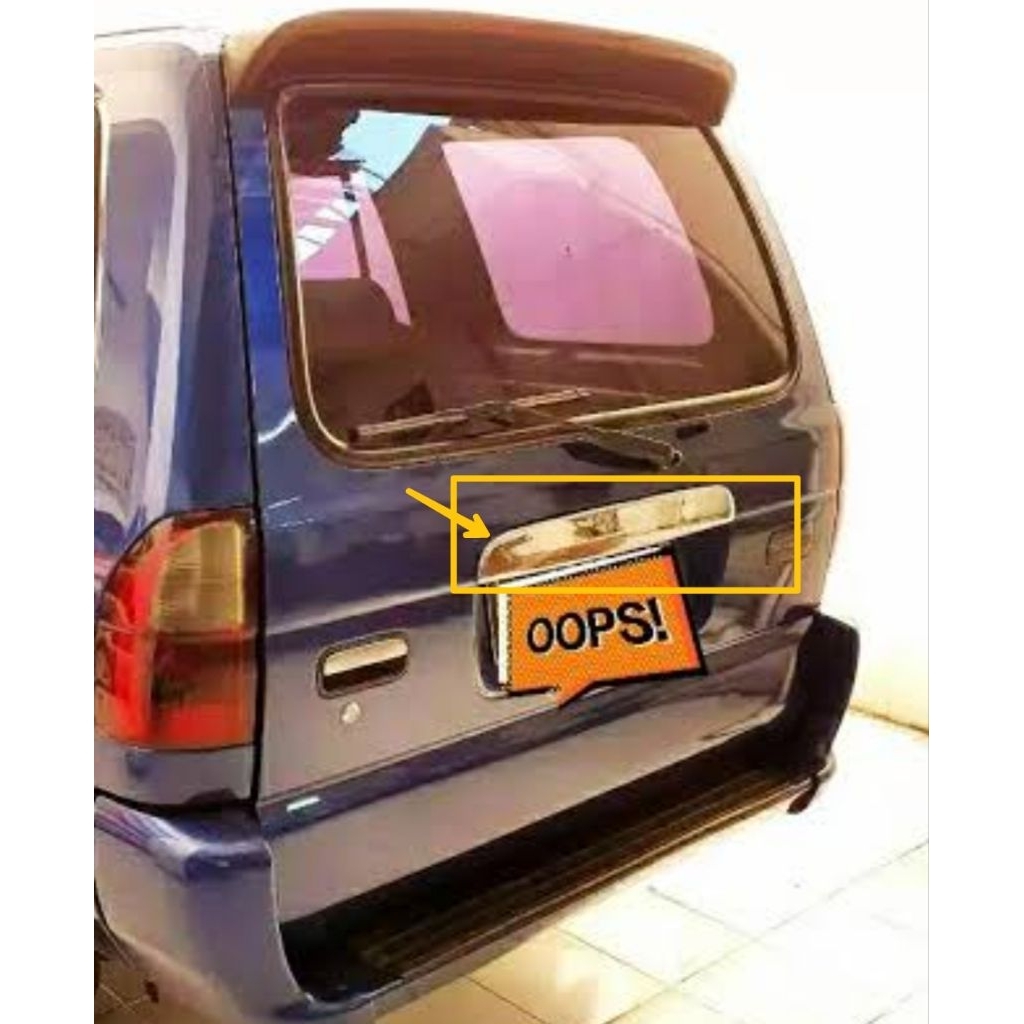 Rear Trunklid chrome list trunk cover isuzu panther new panther kapsul ...