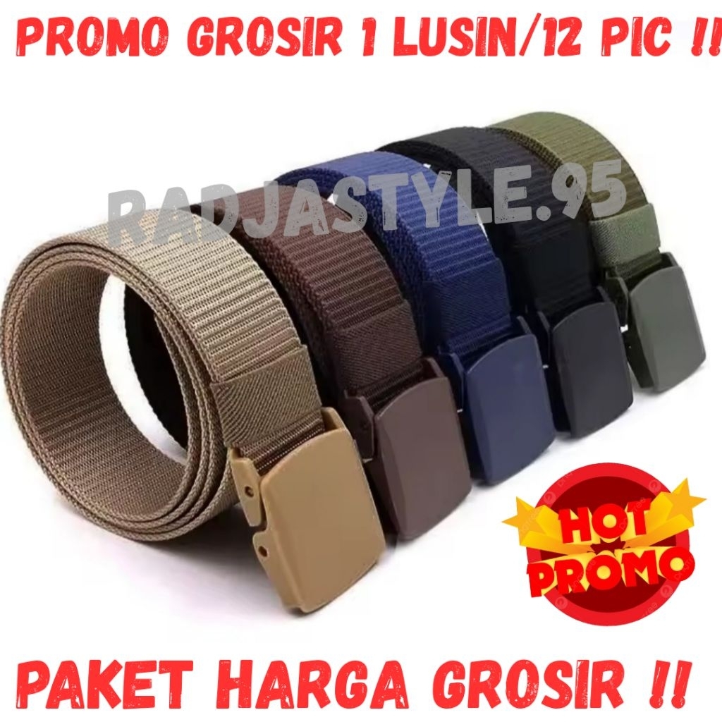 WHOLESALE PACKAGE - 12 PICS/ 1 DOZEN belts tactical canvasNilon ANTI X ...