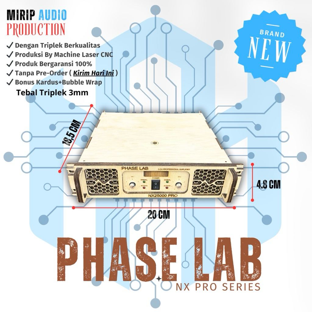 Miniature Box Power Ampli PHASE LAB | Shopee Philippines
