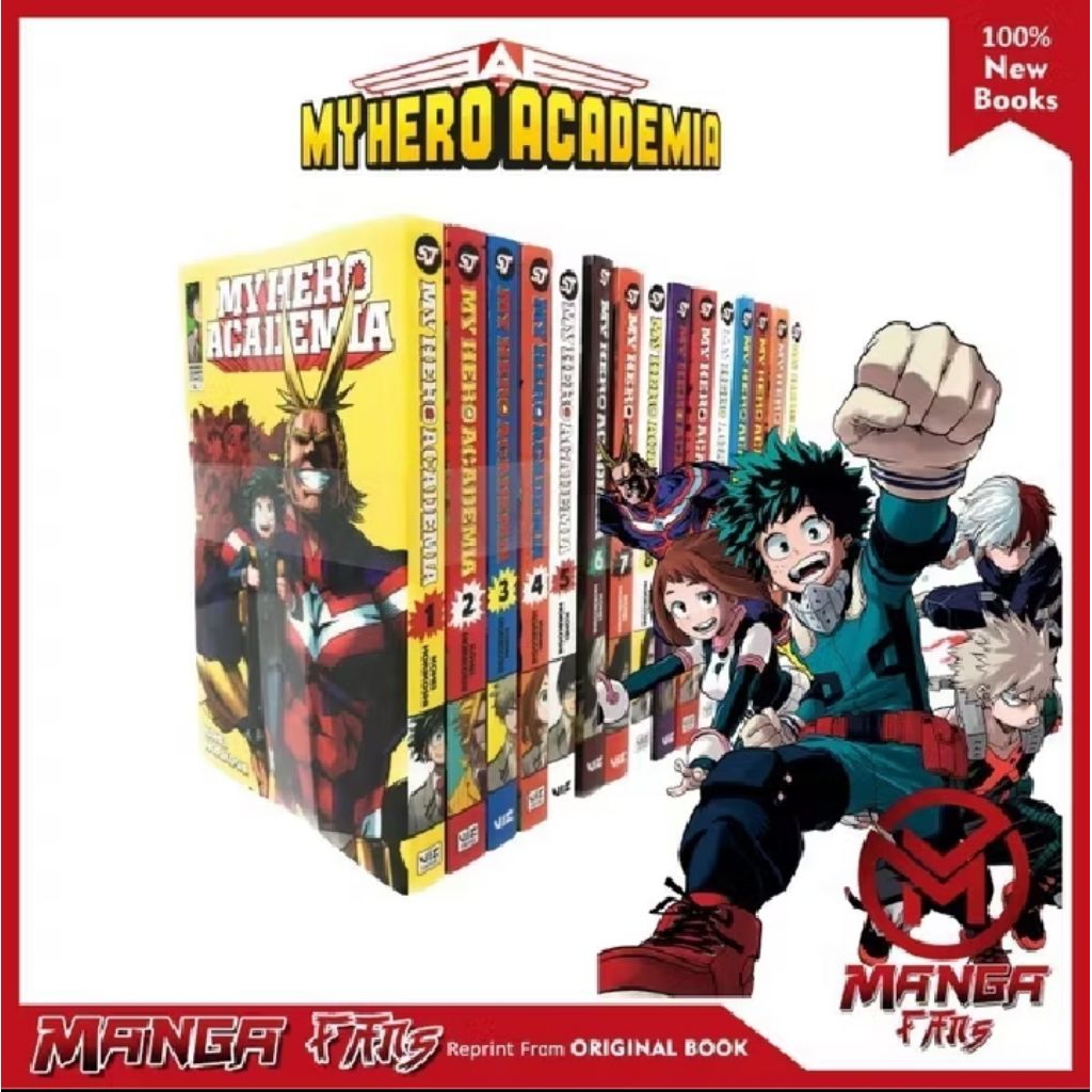 My Hero academia comic, 37 book series (English) | Shopee Philippines