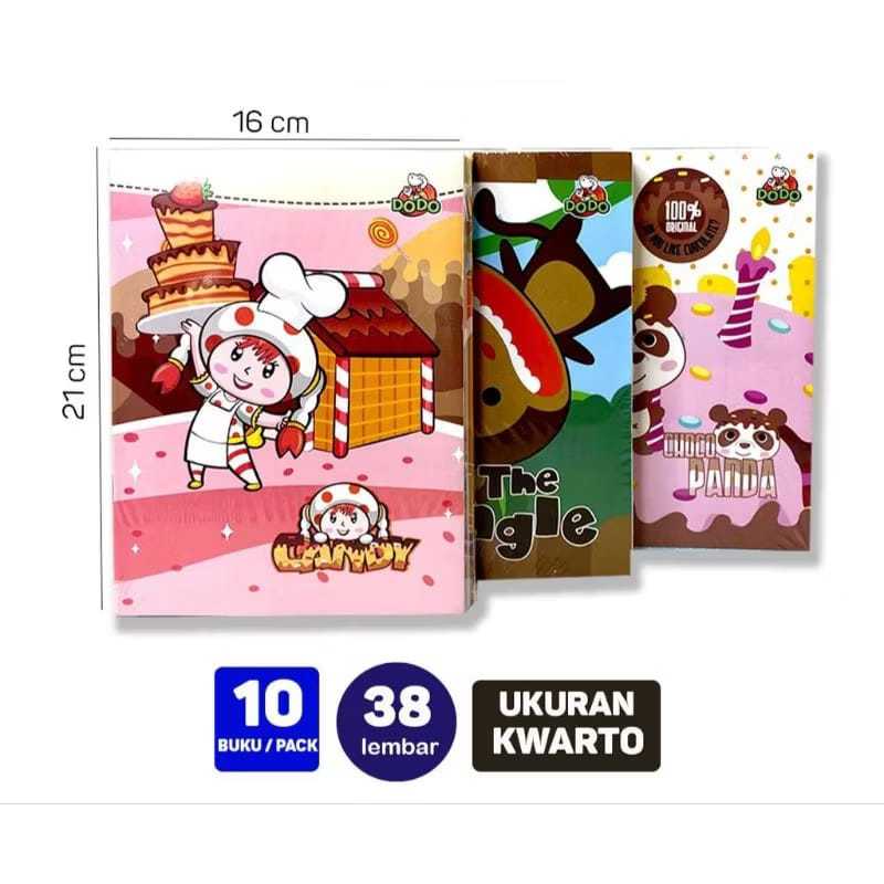 Dodo Notebooks 30,38,50 Sheets 10 Books / Notebooks | Shopee Philippines