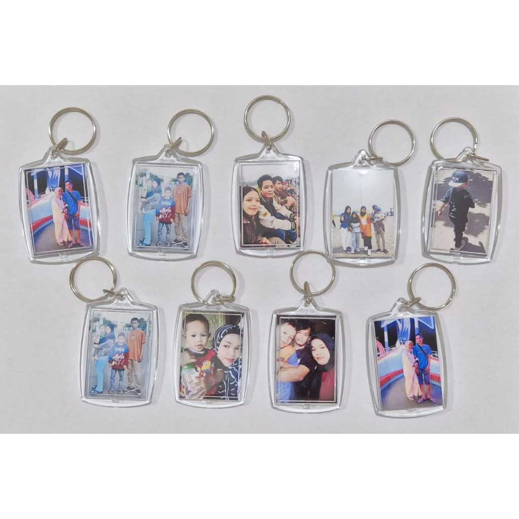 GANTUNGAN MINIMAL CUSTOM SINGLE KEYCHAINS (NO MINIMUM ORDER) | Shopee ...
